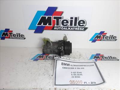 [GYÁRI BONTOTT] BMW - KLÍMAKOMPRESSZOR - 3-AS - E46; 5-ÖS - E39; Z3 - E36 - CIKKSZÁM: 8386650 -